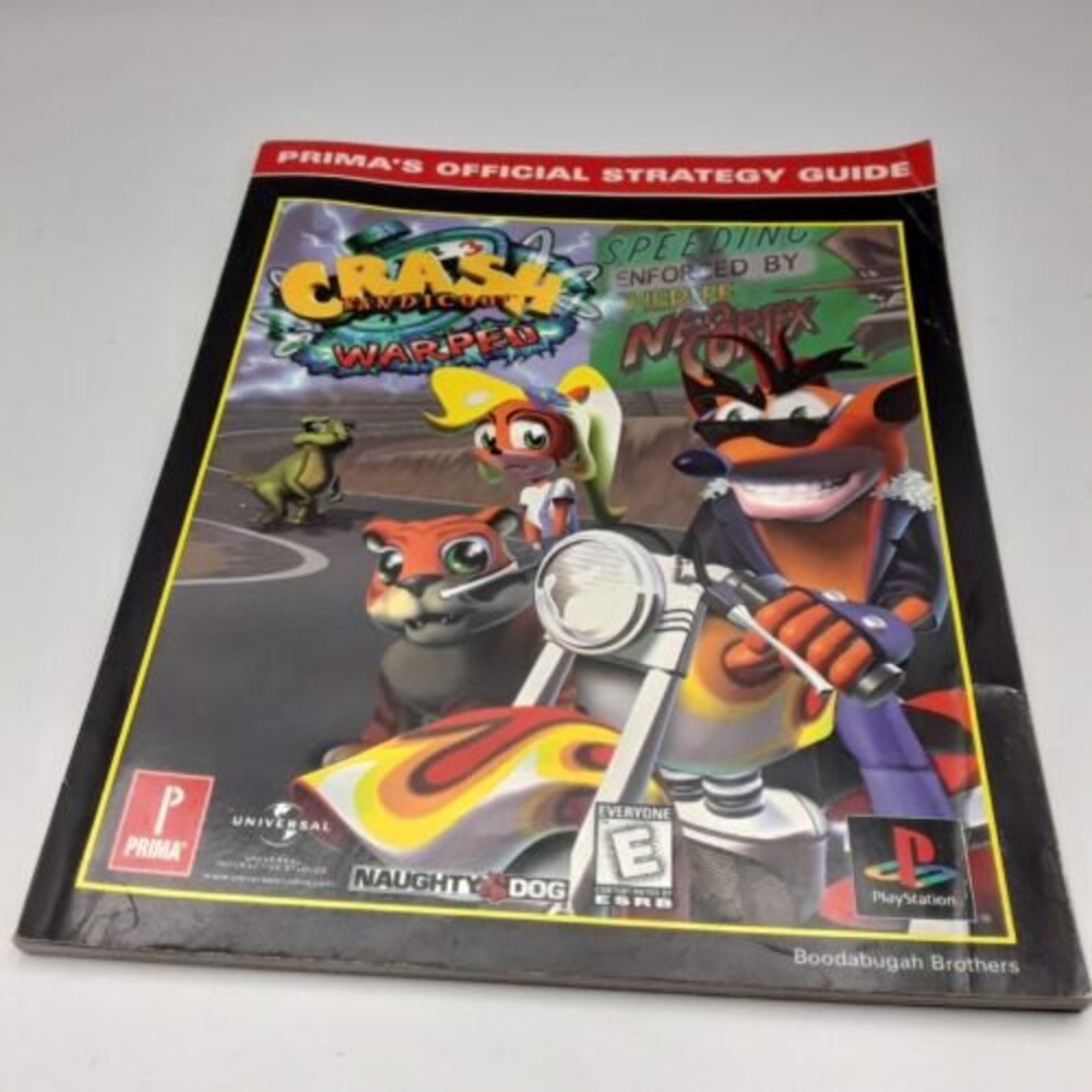 Crash Bandicoot 3: Warped Prima Official Strategy Guide PlayStation 1998  112pg.